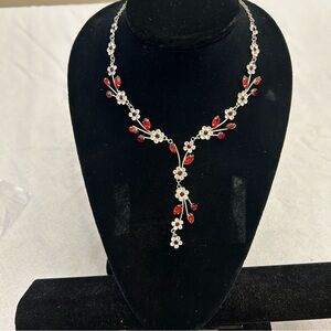 Danbury Mint Jewelry Set with Necklace and Earrings